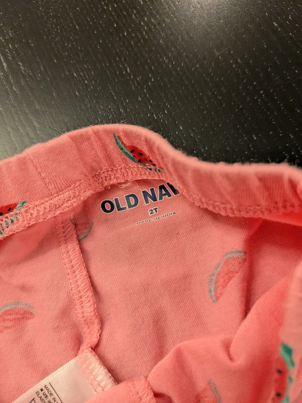 Old Navy Girls' Pink Watermelon & Orange Legging 2-Pack